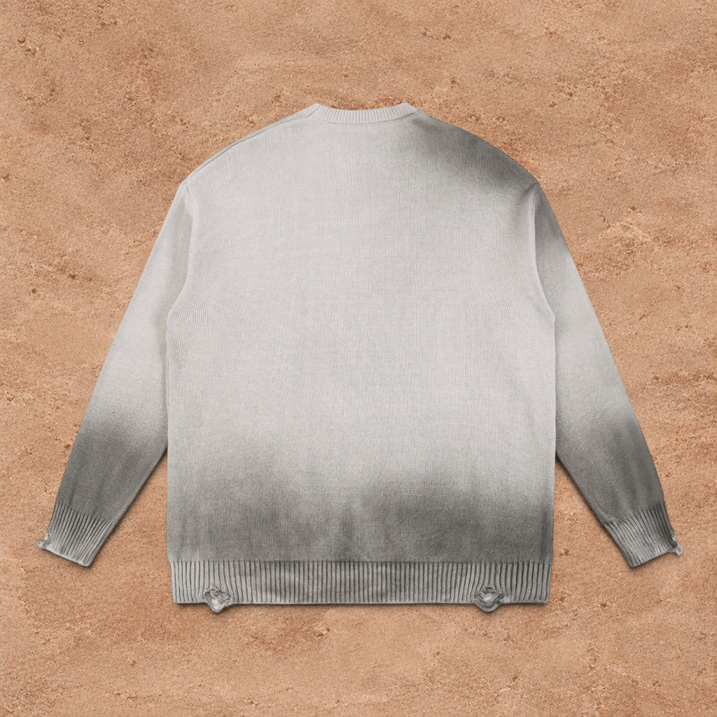 Knit,sweater,distressed
