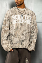 Burn the Blueprint Waffle Shirt