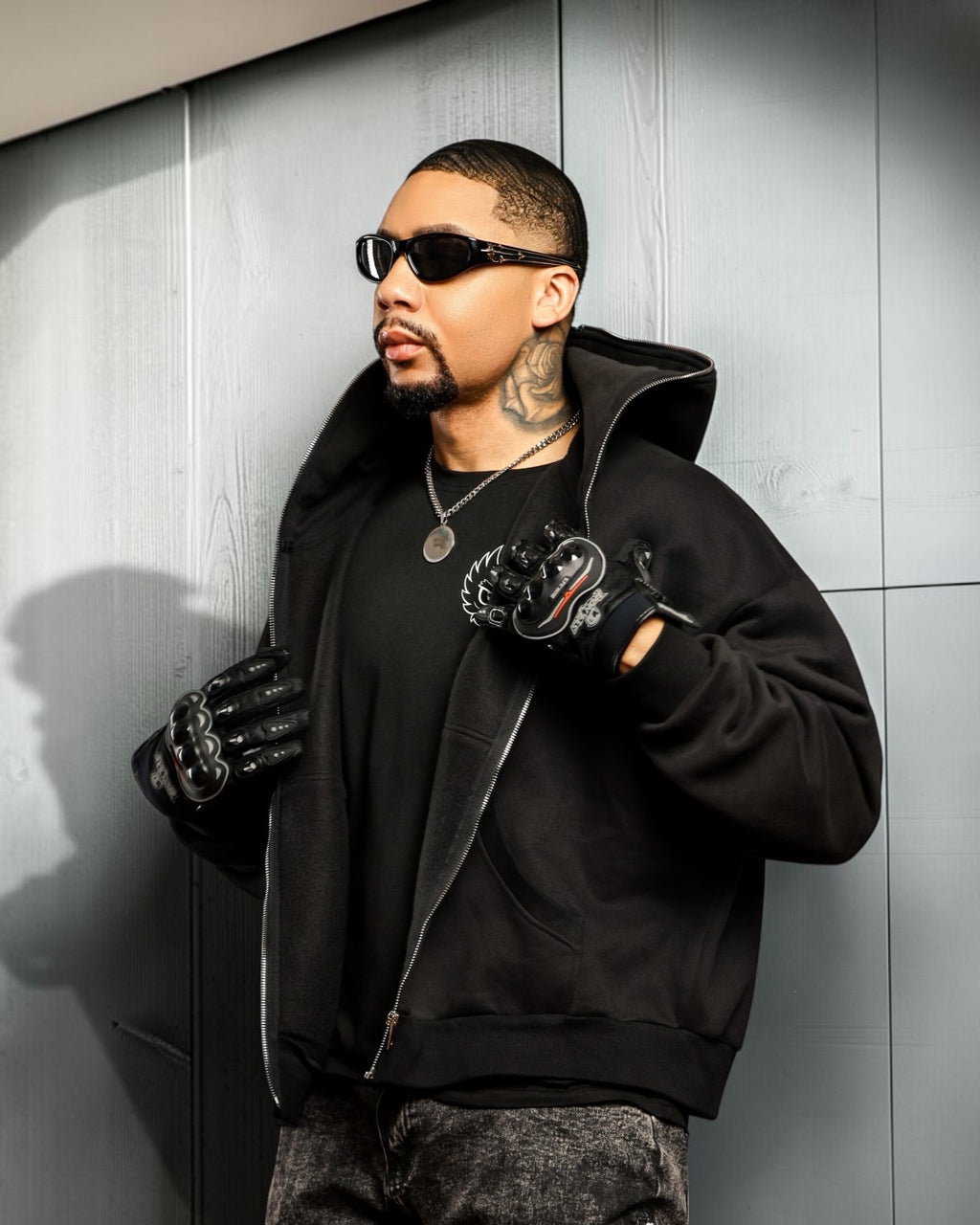 Inferno Full-Zip Boxy Hoodie