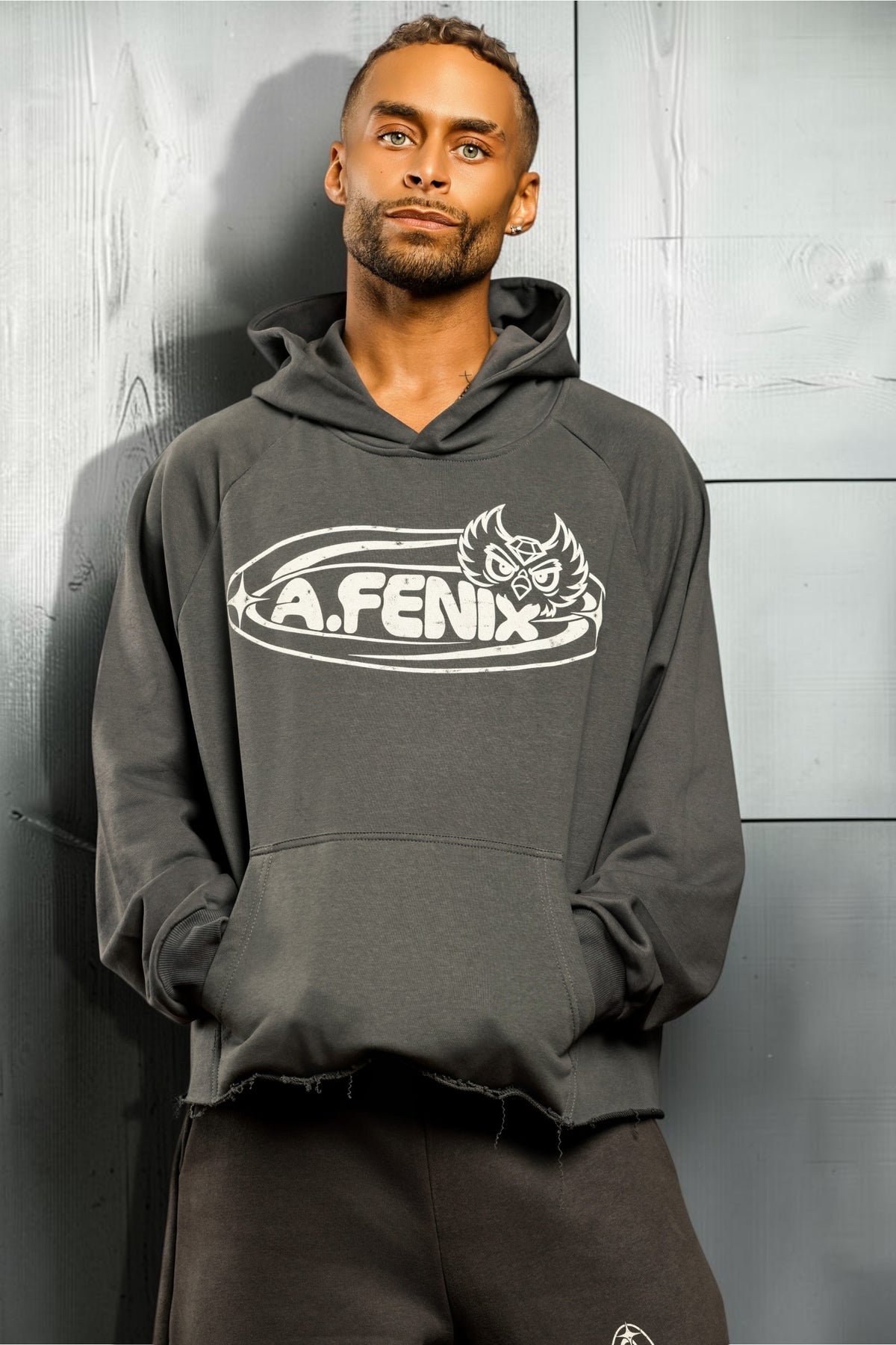Raw Boxy Hoodie