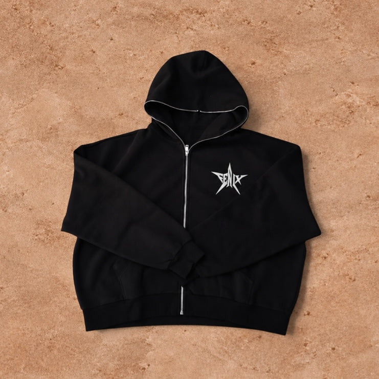 Boxy,Fullzip,Hoodie