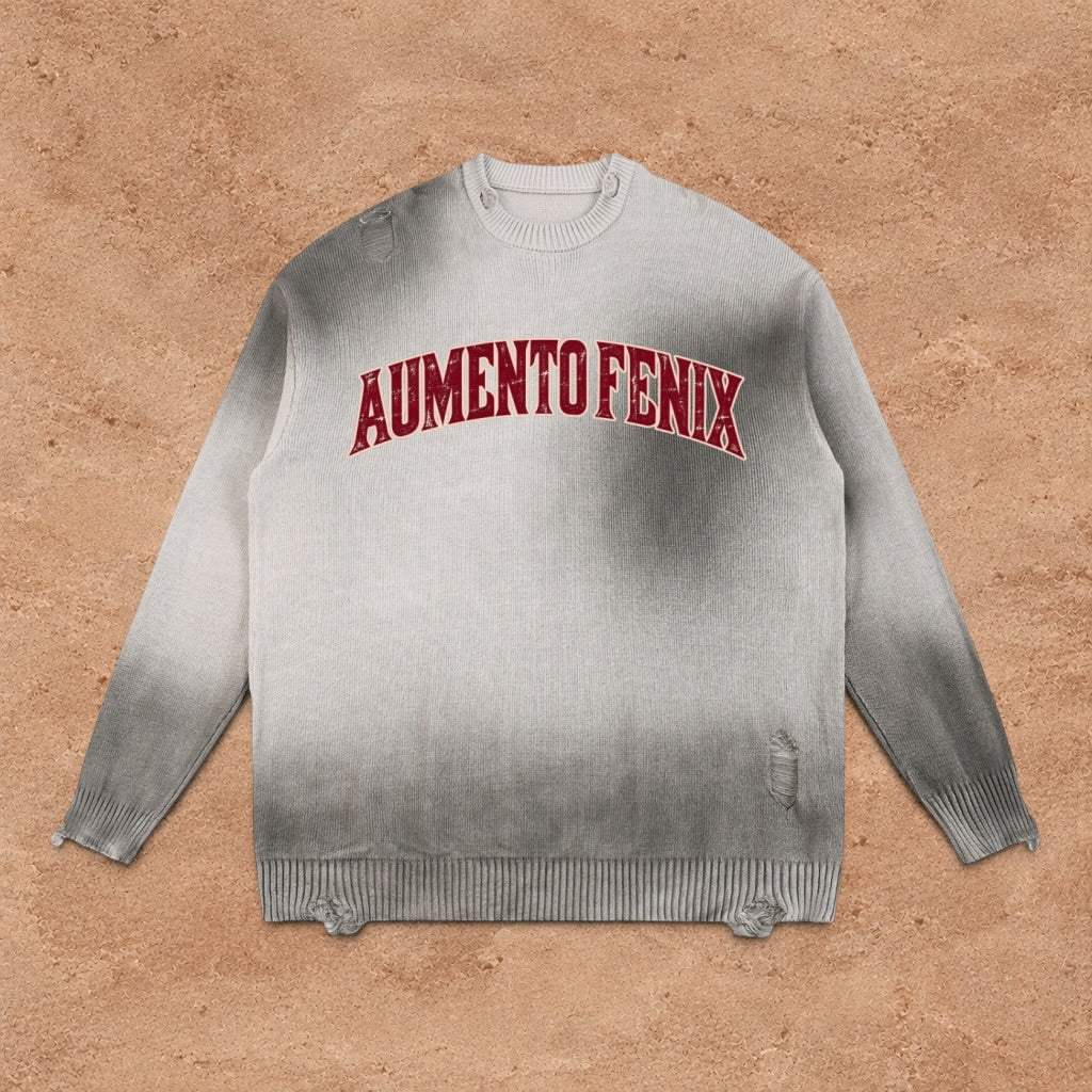 Knit,sweater,distressed